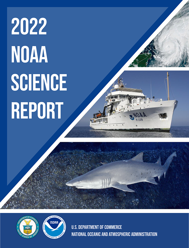 2022 NOAA Research and Development Highlights. Discovering a 207-year-old whaling ship, improving storm surge and wind forecasts, and leveraging artificial intelligence to detect Harmful Algal Bloom Species are just a few of NOAA’s many notable scientific accomplishments from the past year that are in the 2022 NOAA Science Report, which emphasizes the wide range of impacts that NOAA science advancements have on the lives of Americans and the world.