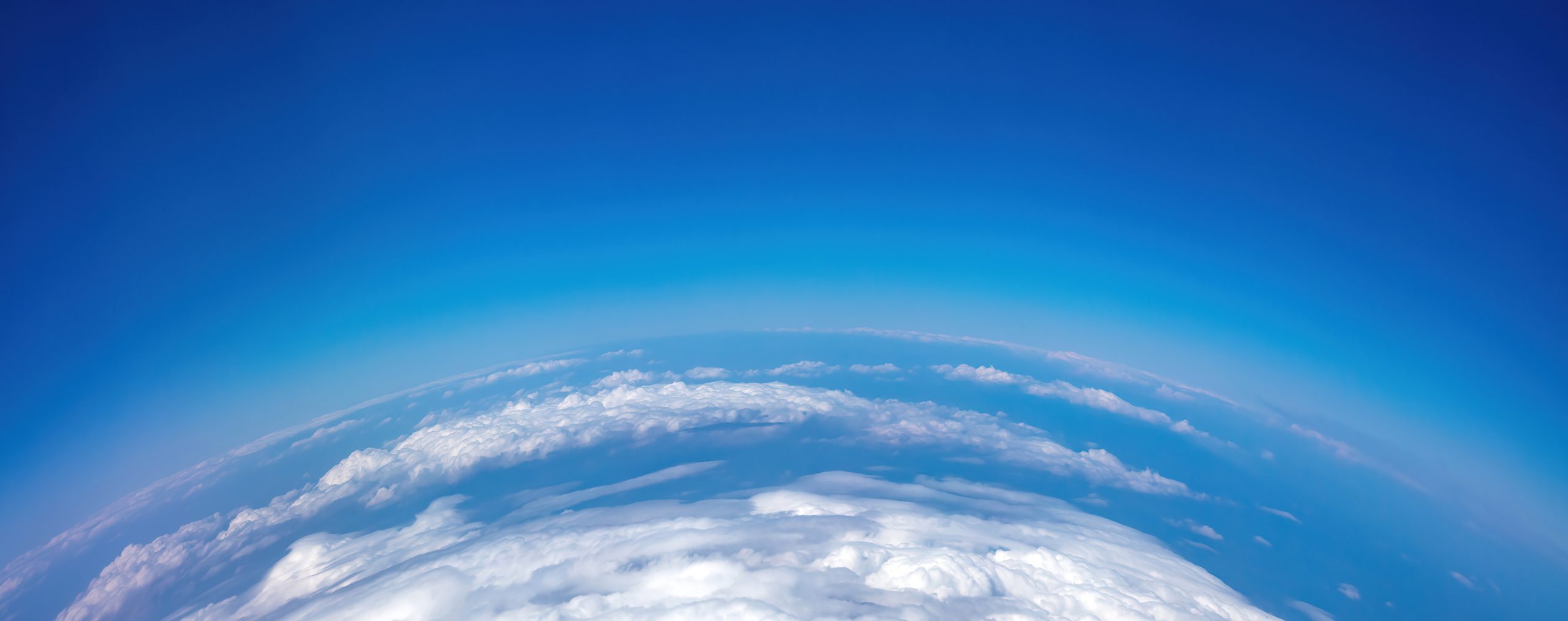 picture of clouds over earth from atmosphere